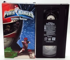 Saban's POWER RANGERS HOLIDAY SPECIAL VHS Alpha's Magical Christmas WHITE RANGER