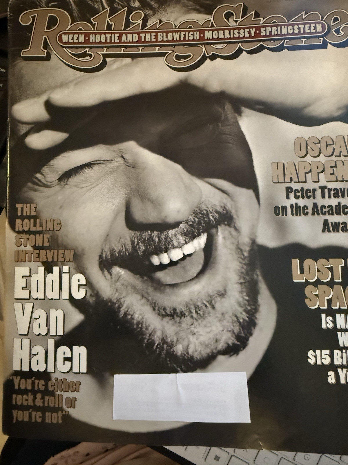 Rolling Stone Magazine Issue # 705, April 6, 1995 - EDDIE VAN HALEN