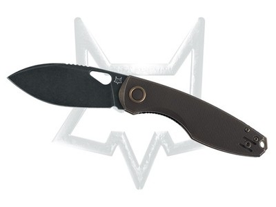 Fox Knife Chilin Black Titanium Bohler M398 Pocket Knives FX-530 TIDSW