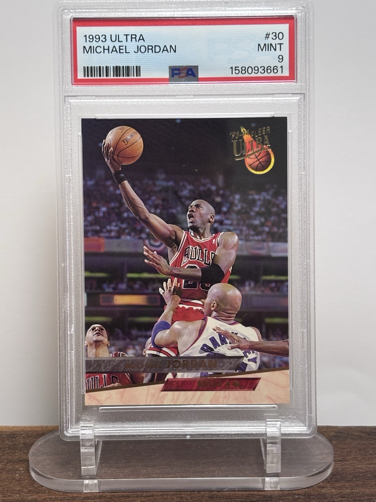 Fleer 1993-94 Ultra Michael Jordan Chicago Bulls #30 PSA 9 Graded