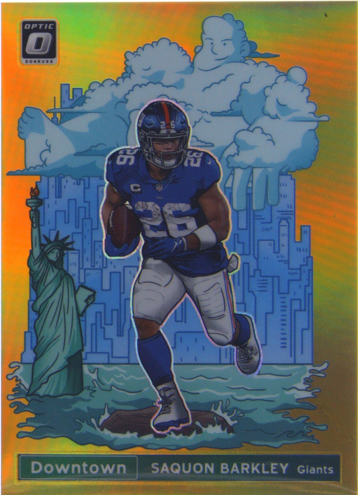 2021 Panini Donruss Optic Saquon Barkley #DT-6 for sale | eBay