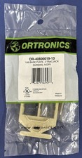 NOS ORTRONICS 106 BASE PLATE 4 TRACJACK SCREWS IVORY OR-40800019-88 QTY-7