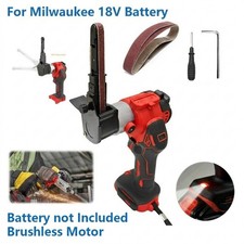 Brushless Belt Sander For Milwaukee M18 18V Power File Body Only + 2 Belts Tool