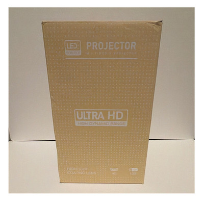 LED Multimedia Projector 3000 Lumens 720p Native 1080p HDMI USB Portable