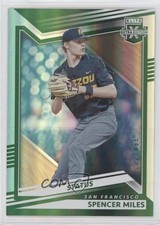 2022 Panini Elite Extra Edition Status Green 222/499 Spencer Miles #136 0b3