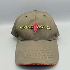 Viking Tactics Olive Green Baseball Cap Hat Size 58 Cm Adjustable Strap