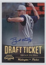 2011 Playoff Contenders Draft Tickets Signatures Brian Dupra #DT88 Auto 0m0