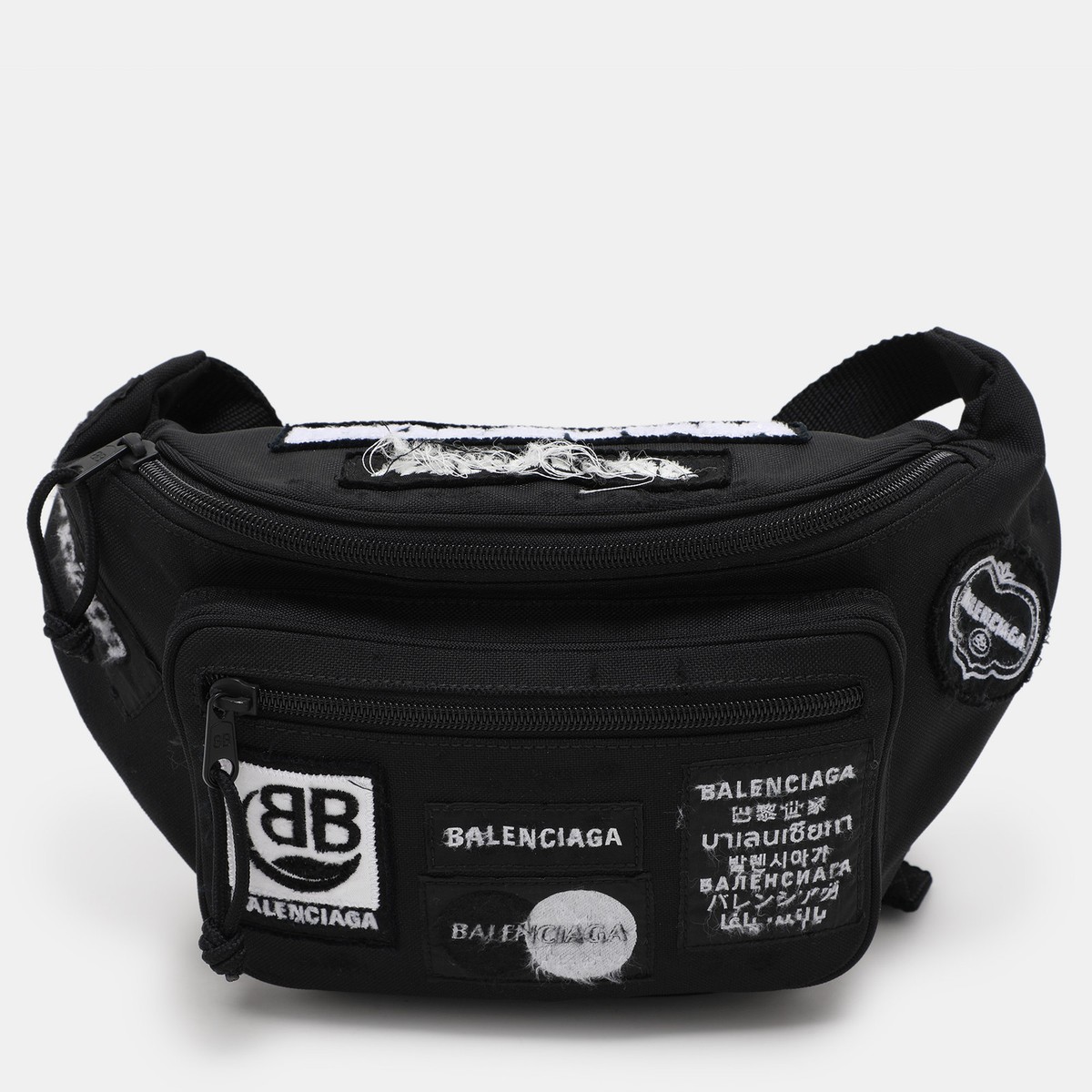 Balenciaga Black Nylon Explorer Belt Bag | eBay