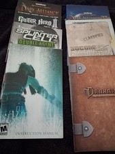 PlayStation PS2 Original Inglés Juego Manual Lote: SOCOM, Guitar Hero II + más
