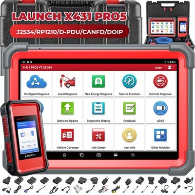 LAUNCH X431 PRO 5 KFZ OBD2 Diagnosegerät ALLE SYSTEM ECU Programmer J2534