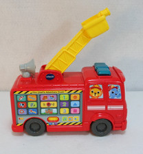 VTech Fire Chief's Adventure Truck English Spanish Musical Learning Toy -WORKS