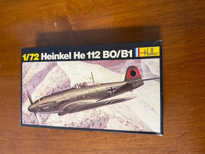 VNTG HELLER 1:72 SCALE HEINKEL ''He 112 BO/B1'' MODEL KIT #240 