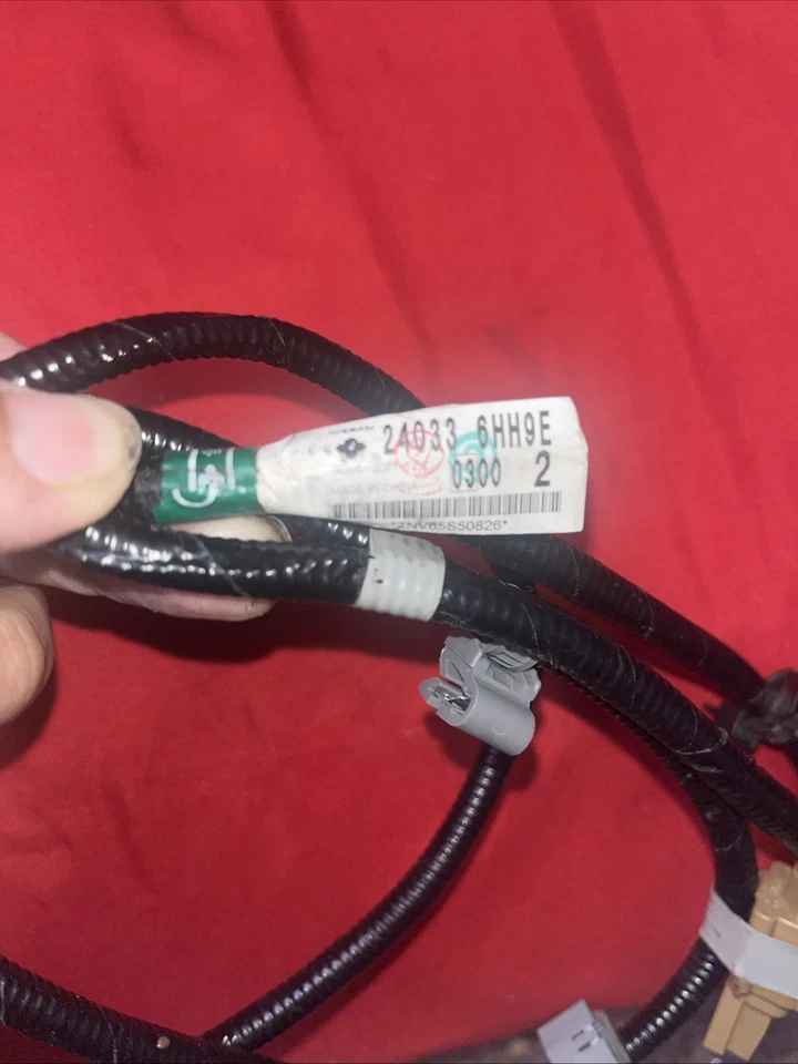 Arnés de cableado de parachoques delantero Infiniti Q50 2017+2021 usado genuino OEM Foto 2 de 4