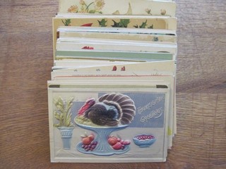 Lotto 110 Cartoline Compleanno Romantico 1900 1920 Festività Natale Pasqua Capodanno