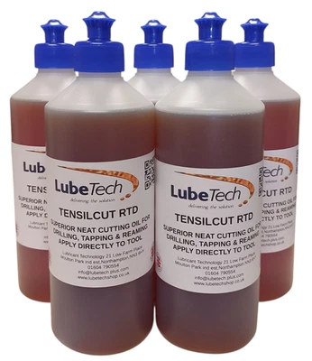LUBETECH THREAD CUTTING OIL , TAPPING, DRILLING, REAMING SAWING PACK OF 5 X 500ML