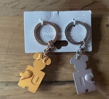 PORTE CLE KEYCHAIN DISNEY DISNEYLAND PARIS DLP MICKEY ET MINNIE METAL