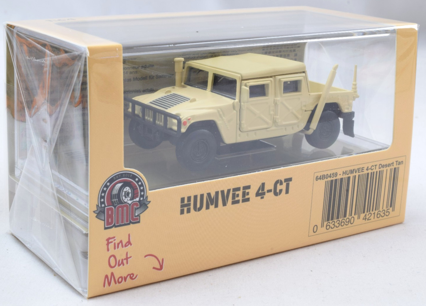 BM Creations Desert Tan AM General Humvee 4-CT 164 64B0459 4990₽