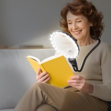 10X 30X Large Magnifying Glass with Light for Reading, Hands Free Magnifying ...