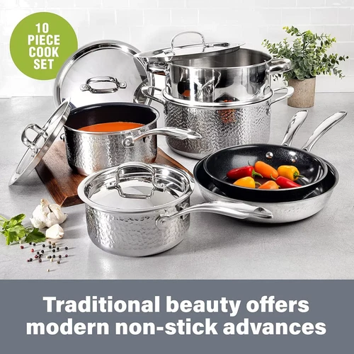 Granitestone Stainless Steel Cookware Set - Thumbnail 4