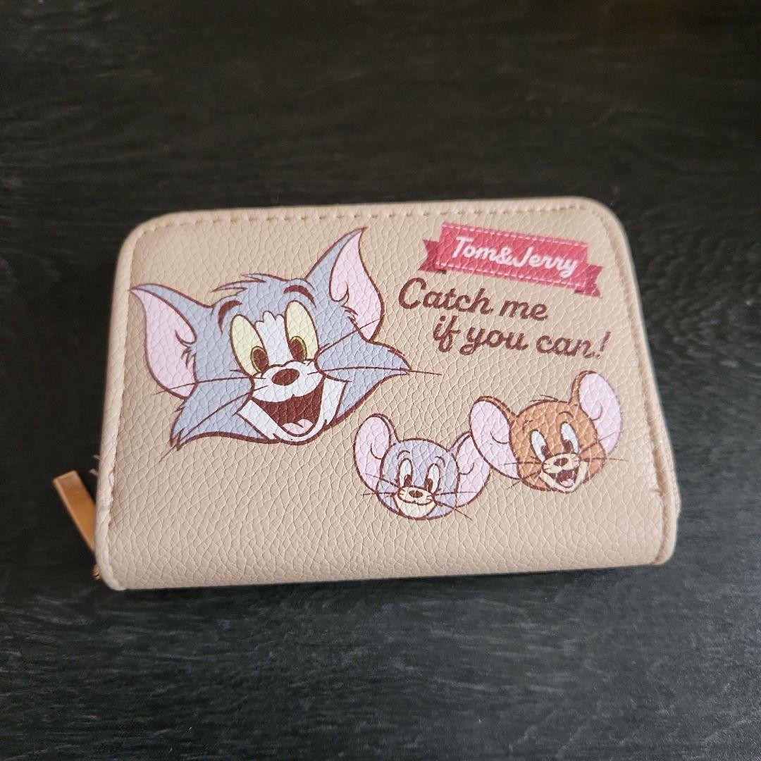 Japan Anime Tom and Jerry Mini wallet Stylish Item Limited Edition Beige Kawaii