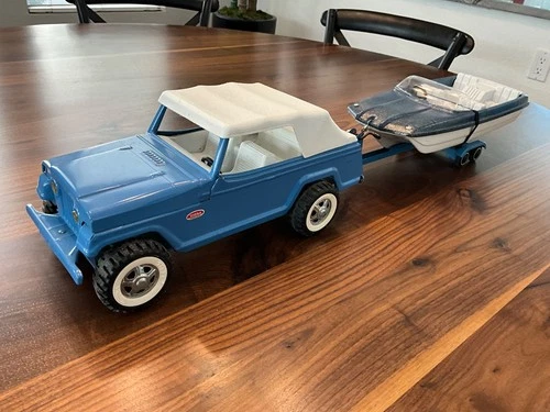 TONKA JEEPSTER AND BOAT