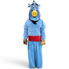 Disney Store Genie Costume Men's M Aladdin Halloween Cosplay Full Body Jumpsuit