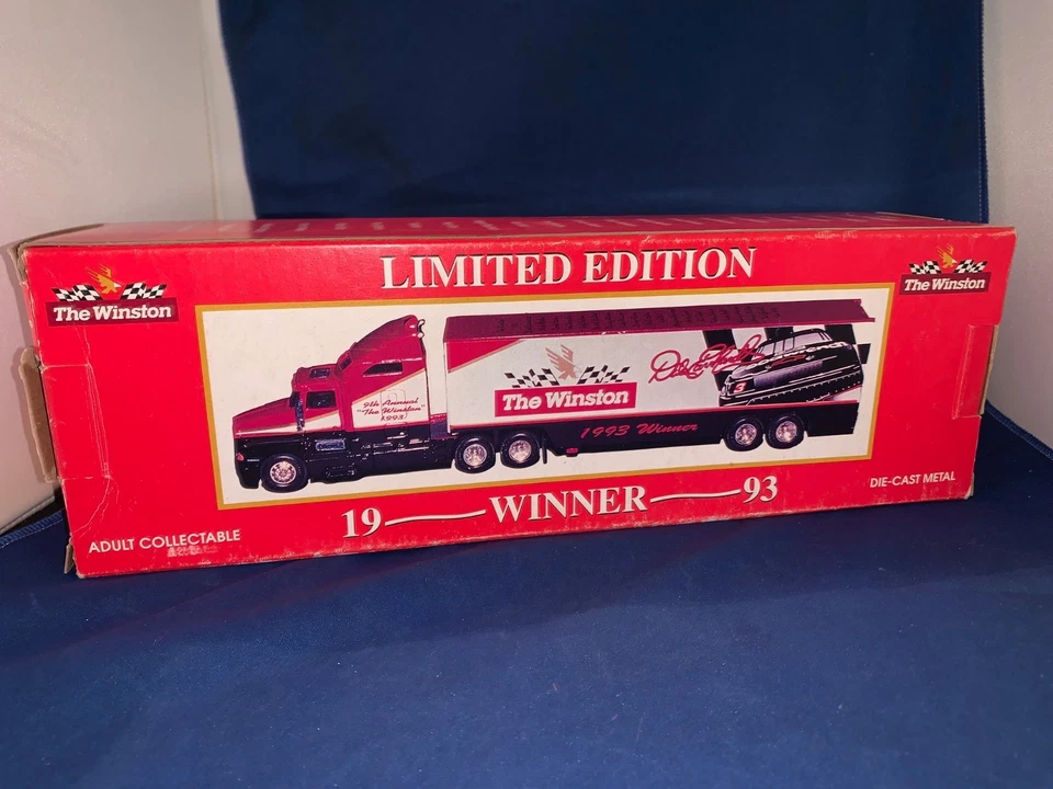 NASCAR DIECAST  THE WINSTON TRUCK  & TRAILER DALE EARNHARDT  In Box - Image 3 of 4