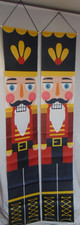 Nutcracker Christmas Decorations Outdoor Nutcracker Soldier Vertical Banner 2pcs