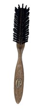 Vtg 80s Goody Faux Wood Handle Grain Hair Brush Nylon Bristles USA Made