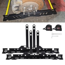 For Car Wheel Toe Alignment Tool Plate Kit Heavy Duty W 2 Measuring Tapes 2pcs