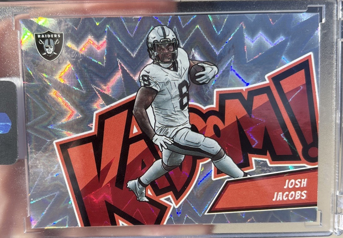2023 Panini Absolute - Kaboom! Horizontal Josh Jacobs #10
