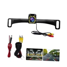 Car Backup Camera, HD Night Vision Vehicle Rear View Reverse License Plate 