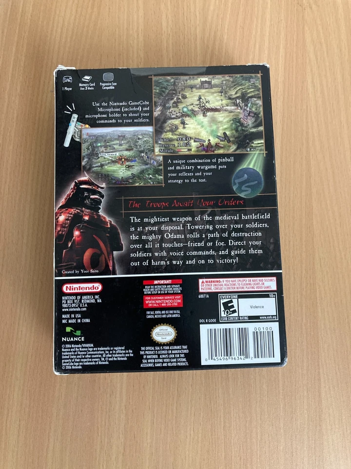 Odama (2006) for the Nintendo Gamecube - New, Sealed! - Image 2 of 4