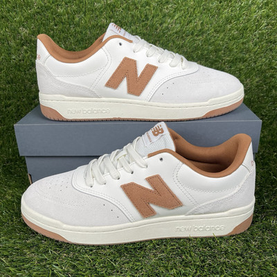 New Balance BB80 Men s Sneakers BB80WB1 White/Beige Lifestyle Sneaker Size 8.5
