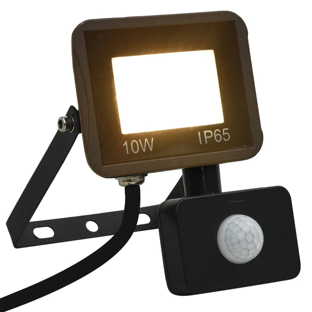 Faretto LED 10W Esterno IP65 Sensore PIR: Addio Buio e Sprechi Energetici