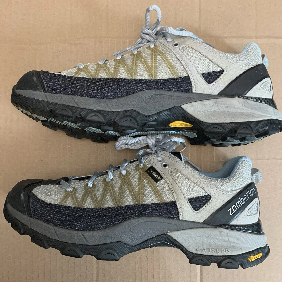 Zamberlan Free Blast Pro GTX 0217ZDNMG Men 8.5D Blue Suede Hiking Shoes ZOGG2775 Zamberlan Hiking Shoes & Boots for sale | eBay main image 3