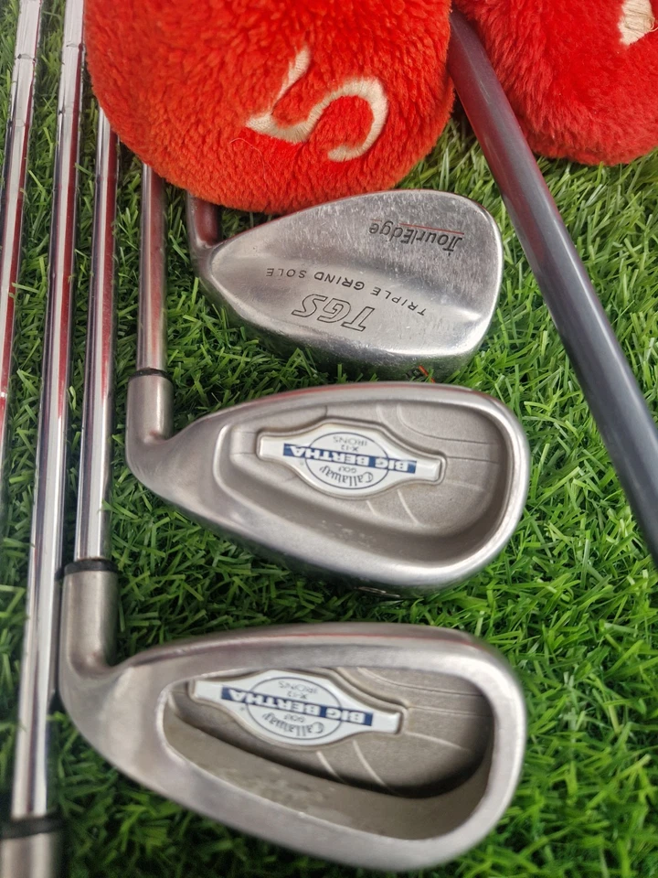 Callaway Big Bertha Golf Club Set & Cart Bag - Graphite & Steel Shafts - RH - Image 4 of 4