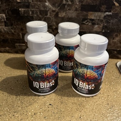4 - IQ Blast Pro Brain Supplement for Cognitive Function and Clarity 240 pills
