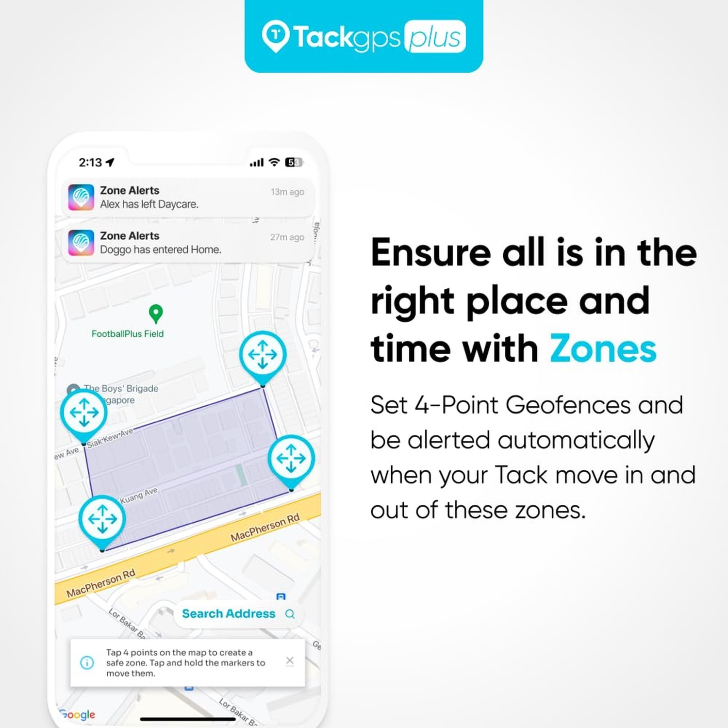 Tack GPS Plus [Lowest Monthly fee| 30 Days Battery Life| FCC Certified] - Chi...