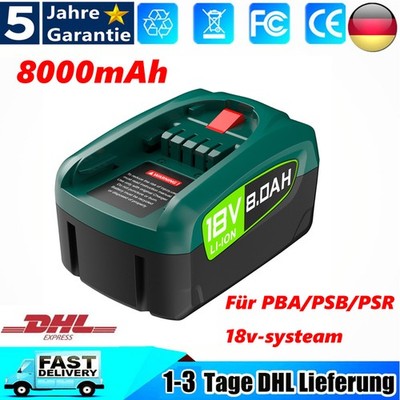 18V 8.0Ah Akku für Gardena P4A GLORIA /PBA/PSB/PSR 18v-system Professional Akku
