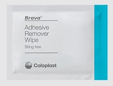 Coloplast Brava No Sting Adhesive Remover Wipes, Box of 30