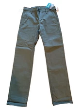 Levi's Men's 504 Commuter Regular Straight Trouser Olive Green Twill 30W x 32L