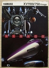 YAMAHA XV1100/750 Virago Motorcycles Sales Brochure c1995   LIT-3MC-0107010-95E