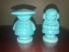 Blue Figural Novelty Ceramic Salt & Pepper Shakers Set, 2pc, MPN 1033 — photo 1