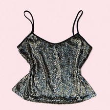 Vintage leopard print cami top size small