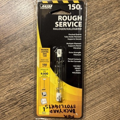 One (1) Feit Electric 150w Rough Service Bulb