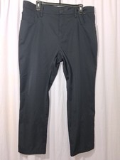Travis Mathew Men's Golf Pants Size 38x26 Gray Straight Leg Stretch Performance