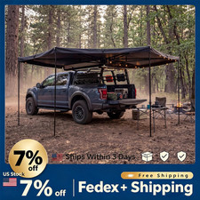 270 SUV Truck Awning Rooftop Waterproof UPF50 81SqFt Ripstop Sun Shelter