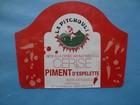 Etiquette bière cerise Piment Espelette brasserie La Pichouli