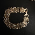 Vintage   Flexible Enameled  BRACELET -  9 shields or crests of France 7 1/4" — photo 4